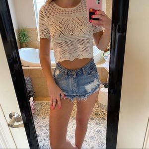 Crochet Crop stop